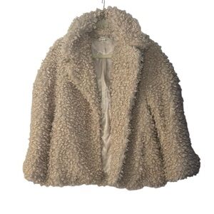 Max Studio Teddy Coat Size L
